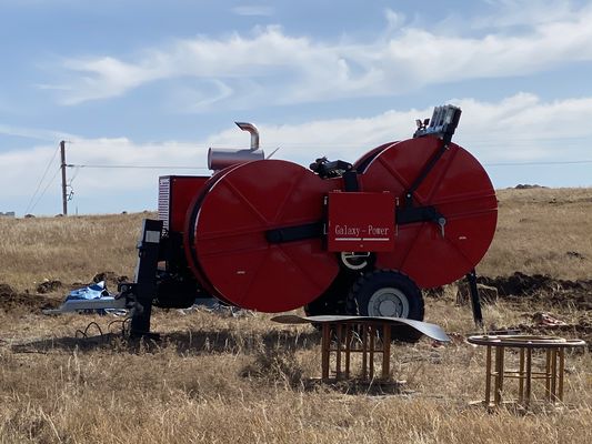 1x90kN เครื่องดึงสายไฟฟ้าไฮดรอลิกคุณภาพสูงและเครื่องยืดสําหรับสายไฟฟ้า