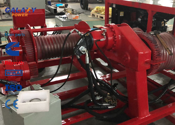 เครื่องดึงไฮดรอลิกแบบล้อคู่และเครื่องกว้านไฮดรอลิก 77kw 103hp imported เครื่องยนต์