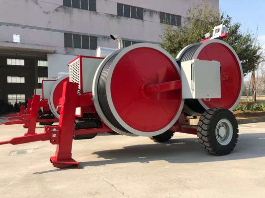 เครื่องดึงสายไฟฟ้าแรงสูง แรงดึงสูงสุดเป็นช่วง 2x50kN เครื่องดึงไฮดรอลิก