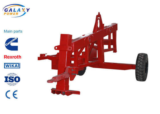 เครื่องยนต์คัมมินส์ 118kw 158hp รอกพร้อมไฮดรอลิกดึงสูงสุดเป็นระยะ 90kN