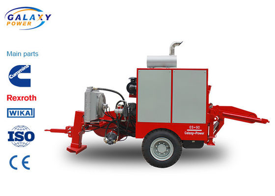 เครื่องยนต์คัมมินส์ 118kw 158hp รอกพร้อมไฮดรอลิกดึงสูงสุดเป็นระยะ 90kN