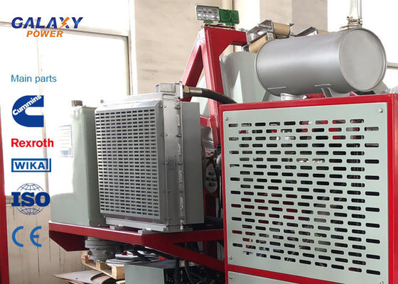 GL2x40 อุปกรณ์ดึงสายไฟฟ้าไฮดรอลิก Tensioner ด้วยเครื่องยนต์ imported