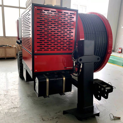 เครื่องดึงไฮดรอลิกสำหรับงานสายส่งไฟฟ้า แรงดึงสูงสุด 2x50KN 1x100KN