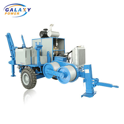 440kw 590hp อุปกรณ์สายส่งค่าใช้จ่าย 380KN ไฮดรอลิก Pullers