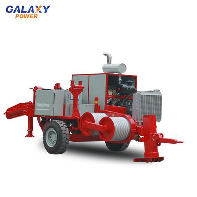 อุปกรณ์ร้อยสายโสหุ้ย 38T Max Pull 380mN Hydraulic Intermittent Puller Intermittent Puller