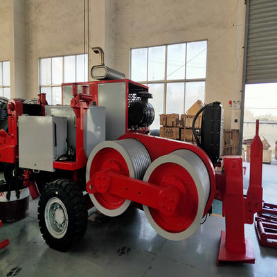 อุปกรณ์ร้อยสายเคเบิล 18Ton สูงสุดไม่ต่อเนื่องสำหรับสายไฟเหนือศีรษะ