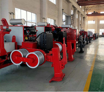 อุปกรณ์ดึงสายไฮดรอลิกเหนือศีรษะสำหรับงานก่อสร้างไฟฟ้า