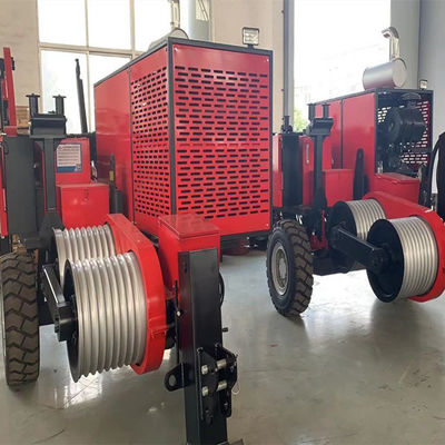ร้อยสายเหนือศีรษะ 15Ton เครื่องดึงสายไฮดรอลิกดีเซล