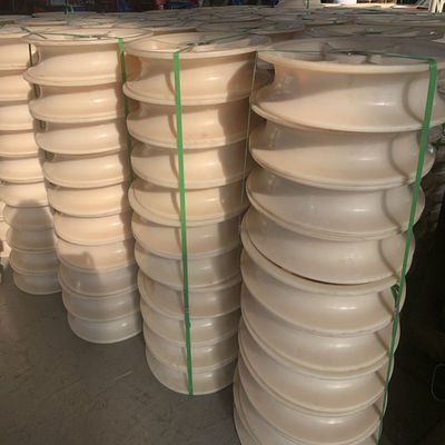 โหลด 40KN 660x100mm สามล้อไนล่อนตัวนำร้อยบล็อก