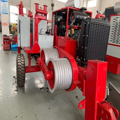 110KV Groove 7 เครื่องดึงไฮดรอลิก OPGW / ADSS อุปกรณ์ร้อยสายเคเบิล