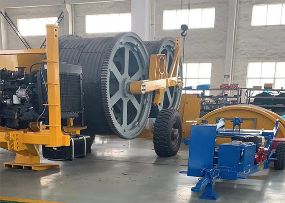 ดีเซลไม่ต่อเนื่อง 2x70KN ตัวปรับความตึงของสายไฮดรอลิกน้ำมันระบายความร้อน