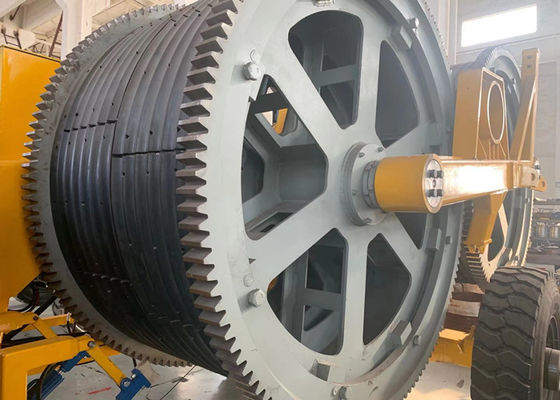 500KV 2x80KN Powerline Bundle Conductor อุปกรณ์ร้อยสายพร้อมเครื่องยนต์ Cummins