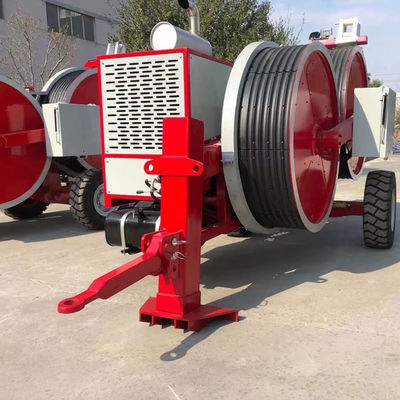 สายไฟเหนือศีรษะ 4Ton อุปกรณ์ร้อยสายดึงสายไฮดรอลิกดีเซล