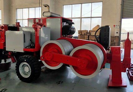 อุปกรณ์สายส่ง 120KN พร้อมหมายเลข 10 Groove ความเร็วสูงสุด 5 กม. / ชม