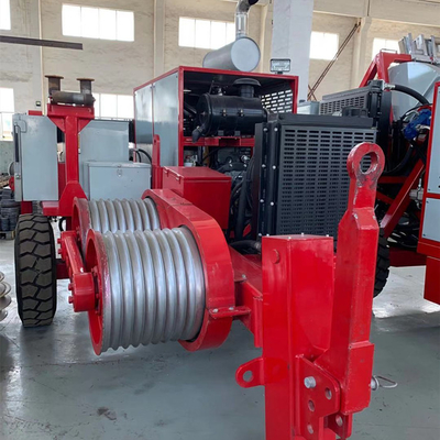 118KW (158hp) แรงดึงสูงสุด 9Ton Transmission Line Stringing Equipment