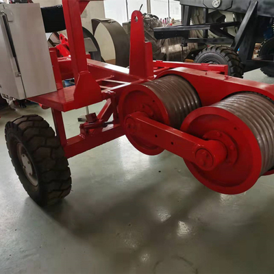 24V ไฟฟ้าดีเซล 77kw 7 ร่อง 4T อุปกรณ์ดึงสายเคเบิล