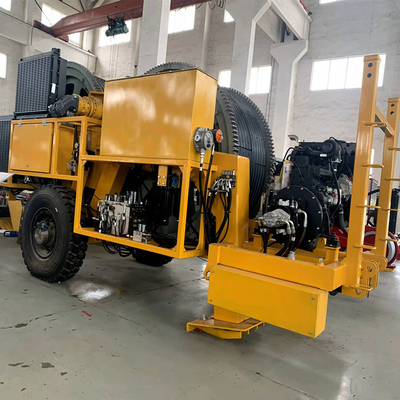 500KV ตัวนำไฟฟ้าคู่ GL2x70KN เครื่องร้อยสายดึงสายไฮดรอลิก