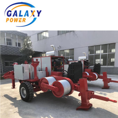 เครื่องดึงสายไฮดรอลิกเหนือศีรษะ 9Ton อุปกรณ์ร้อยสาย OPGW / ADSS