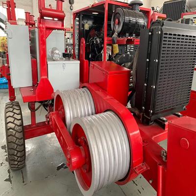 6Ton Hydraulic Puller Winch Transmission อุปกรณ์ดึงสายเหนือศีรษะ