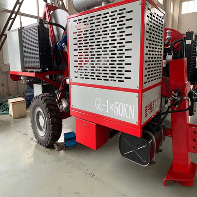 Overhead Transmission Line Cable Stringing Equipment 90KN and German Rexroth Operating Handle