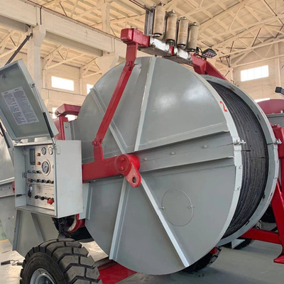 8 Ton Stringing Overhead Equipment Tensioner เครื่องดึงตัวนำคู่