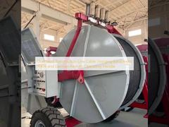 อุปกรณ์ติดตั้งสายเคเบิลสายส่งไฟฟ้าแรงสูง 90KN และด้ามจับควบคุม Rexroth ของเยอรมัน