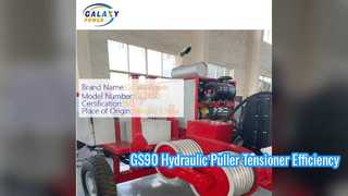 เครื่องดึงแรงดึงไฮดรอลิก GS90 สำหรับการร้อยสายเหนือศีรษะ